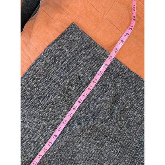 Jenni Kayne Cashmere Oversized Fisherman Sweater  Size Medium  Charcoal Womens - Picture 9 of 12